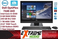 Dell Optiplex 24 7440 AIO I5-6500 8 GB/240 GB SSD/1TB HDD 23.8  FHD Touch Screen Win 10 1YW