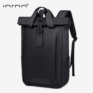 OZUKO Roll Top Outdoor Riding Waterproof Laptop Men Backpack