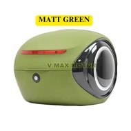 ≮805≯  Box Siput Moda Moca Box Motorcycle Top Box Alien Box Universal Comel Box 35L Siput Box (Top B