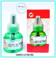 5 Lọ tinh dầu đuổi muỗi Hàn Quốc( không hộp) tinh dầu đuổi muỗi tinh dau duoi muỗi xông tinh dầu đuổ
