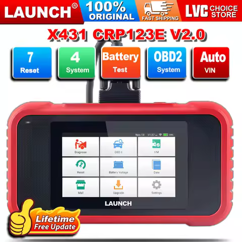 NEWEST LAUNCH X431 CRP123E V3.0 \ CRP123I V3.0 OBD2 Scanner CAN FD DOIP Engine ABS SRS AT System Dia