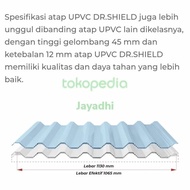 ST Atap uPVC Dr. SHIELD Semi Transparan