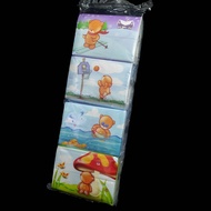 (16packs) 2ply Pocket Tissue Soft/ Pocket Tisu/ Facial Tissue (8sheets±) Vinda Deluxe Pocket Hanky P