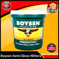 Boysen Permacoat Semi-Gloss Latex White 16 Liters [B-710]