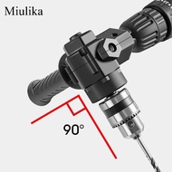 Miulika 90 Degree Keyless Chuck Drill Chuck Angle Drill Impact Drill Adapter Drill