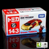 【TOMICA NO.143】全新盒裝 多美汽車 復仇者聯盟 鋼鐵人 Iron Man 夢幻跑車 漫威【一樂電玩】