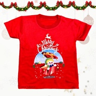 Kaos Merry Christmas Natal / Setelan Anak Laki Laki 