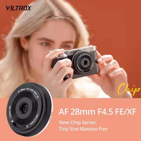 VILTROX AF 28mm F4.5 Autofocus Full Frame Lens Retro Ultra-thin for Sony E Mount A7C A6400 A6700 ZV-