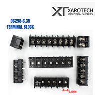 DC29B-6.35 Power Supply Block Terminal Block without Cover 2P 4P 8P 10P TechMakers Screw Terminal Bl