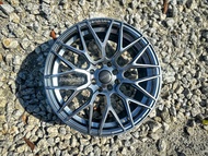 New VARRO Wheels Car Sport Rim - 17x7.5 8x100/114.3 ET38 Hyper Black - READY STOCK