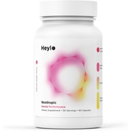Heylo Nootropic Brain Supplement for Focus, Energy, and Memory | Cognizin® , , PurCaf® Caffeine, Pho