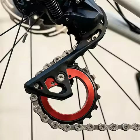 18T Ultralight Hollow Ceramic Bearing Jockey Wheel Rear Derailleur Pulley for 9/10/11/12 Speeds QED 