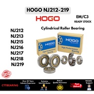 HOGO NJ212EM/C3 NJ213EM/C3 NJ215EM/C3 NJ216EM/C3 NJ217EM/C3 NJ218EM/C3 NJ219EM/C3 Cylindrical Roller