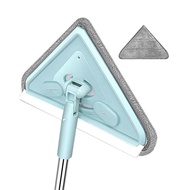 Triangle Mop Cleaning Mop with Long Handle Multifunctional Triangle Mop for Ceiling Wall Floor Windo