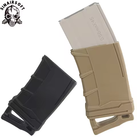 M4 M16 Fast Magazine Holster Tactical Rubber Case 5.56 Mag Anti-slip Protective Sleeve Cover Airsoft