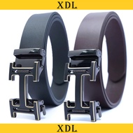 Men's Cowhide Leather Belts Full 1 Layer Automatic Lock, Men'S Belt G504CB3T