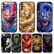 casing for Samsung A54 5G A55 A60 A70 A71 A72 A73 F62 Cover G-2 chinese dragon Soft Case