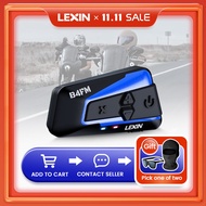 【Fast delivery】Lexin LX-B4FM PRO Motorcycle Intercom &amp; Helmet Headset 10 Rider 2000M Bluetooth Music