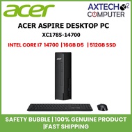 Acer Aspire XC1785-14700F Desktop PC Black ( i7-14700, 8GB, 512GB SSD, Intel, W11P )