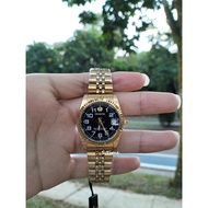 PROKING GOLD ANALOG NUMBER DIAL BOY SIZE MEDIUM SIZE FASHION WATCH WITH DATE