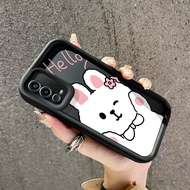 HP OPPO A55 Phone Case Camera Lens Protector Phone Case Lens Protection Camera Case New Design White