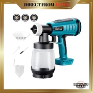 lingyue Cordless Spray Gun Body Only — Compatible with Makita 18V Batteries (BL1830, BL1840, BL1850B