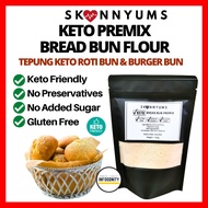 [NEW] Skinnyums Keto Bread Bun Keto Premix Flour Tepung Keto Roti Tepung Atkins Tepung Keto Almond B