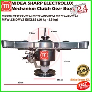 MIDEA / SHARP 10 KG - 15 KG Washing Machine Mechanism Clutch Gear Box ESX115  MFW950MV2 MFW-1050MV2 