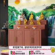 WK-6 Altar Buddha Shrine Modern Economical Incense Case Wall-Mounted Large Custom New Chinese Style 