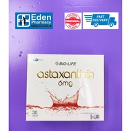 BioLife Bio Life Bio-Life Astaxanthin 6mg ( 30 vegetable capsules )