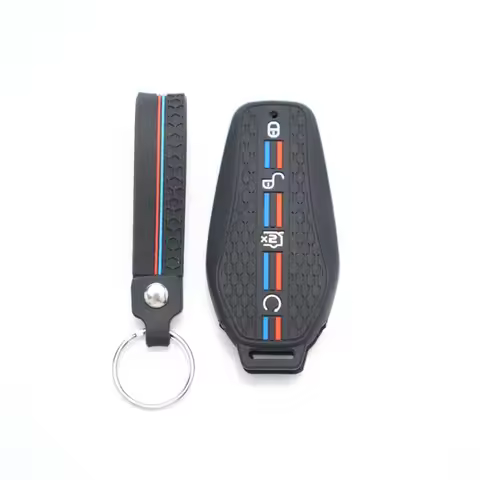4 Buttons New Style Silicone Car Key Cover Case Shell Keyring For BYD Song PRO Han EV Max Tang DM Qi