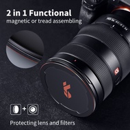 K&F Concept Magnetic Metal Camera Lens Filter Cap Just for K&F Magnetic Thread Fixed ND CPL UV Black