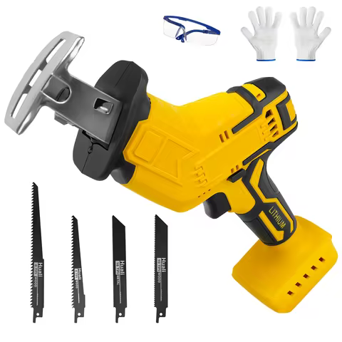 Cordless Reciprocating Saw 3000SPM Wood Metal Cutting Mini Recipro Saw Portable Saber Saw Power Tool