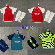 【kids Kit】23/24 Arsenal Home/Away Second Away High Quality Football Jersey Children's Football Shirt