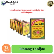 Bintang Toedjoe / Bintang 7 / Puyer 16 / No 16 / Obat Sakit Kepala