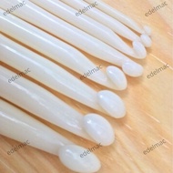 1pc | Retail White Plastic Crochet Needles HOOK | Crochet Hook