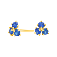 Taka Jewellery Spectra Gemstone Ruby / Blue Sapphire / Emerald Earrings 18K