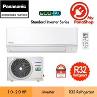 Panasonic AirCond R32 Inverter Standard Air Conditioner (1.0HP/1.5HP/2.0HP) CS-PU9AKH / CS-PU12AKH /