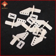[WY3] 10 Sets Medium Lo On Nylon Control Horn And Clevis 21mm Set Rudder Servo Ailerons Elevators Fo