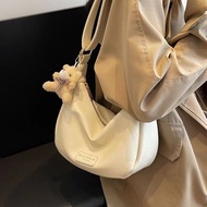 Casual All-Match Dumpling Bag Fashion Clutch Pattern Small Bag Women 2024 Spring Commuter Shoulder Messenger Small Bag 5.20
