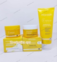 Wardah Paket C Defense mini 3 in 1 /Skincare Kukit Normal Berminyak/ Skincare Vitamin C/ Cream Siang/ Cream Malam/ Facial Wash