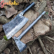 Paket Hemat Isi 2 Pcs Alat Potong Daging Maupun Cacah Tulang Hewan - Pisau Daging Dan Tulang Asli Ba