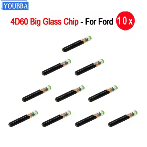YOUBBA 10PCS/Lot 4D60 Chip 4D 60 ID60 Big Glass Chips Car Key Chip For Ford Connect Fiesta Focus Ka 