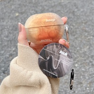 Amber Gradient Ink and Wash Color Case Cover for Huawei Freebuds 4 Pro 2 3 4i 5i Bluetooth Charging 