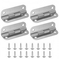 4pcs Cooler Hinges With Screws For Hinged Igloo Coolers Ice Chests 2.4x1.3inch