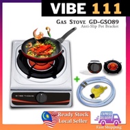 Single Infrared Burner Gas Stove Stainless Steel Home Desktop Liquefied Gas Stove Kitchen (Dapur gas)