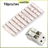 YVE 10Pcs Ceramic Fuse 3-13A Replace Mains Plug British Plug