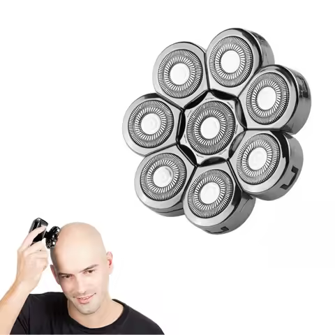 Replacement Blade 8D Cutter Floating Head Waterproof Stainless Steel Electric Razor For Men Shaver R