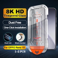 For OPPO Reno 15 Easy to Install Tempered Glass For OPPO Reno 15F 15 Pro 15C 15 Pro Max 15 Pro Mini 