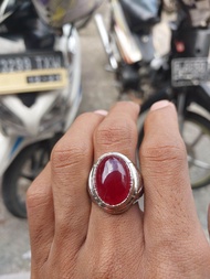 Batu cincin Red baron beserta memo